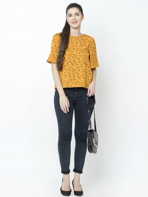 tie back printed top - 17201377 - Standard Image - 4