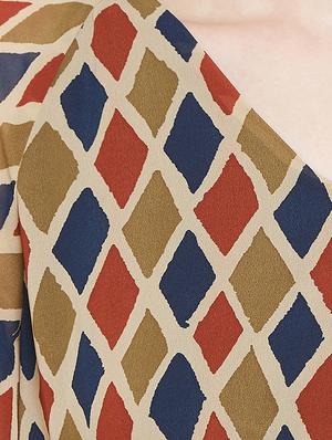 multi colored georgette aline dress - 17202015 - Standard Image - 4