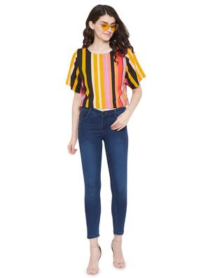 striped crop top - 17202027 - Standard Image - 4
