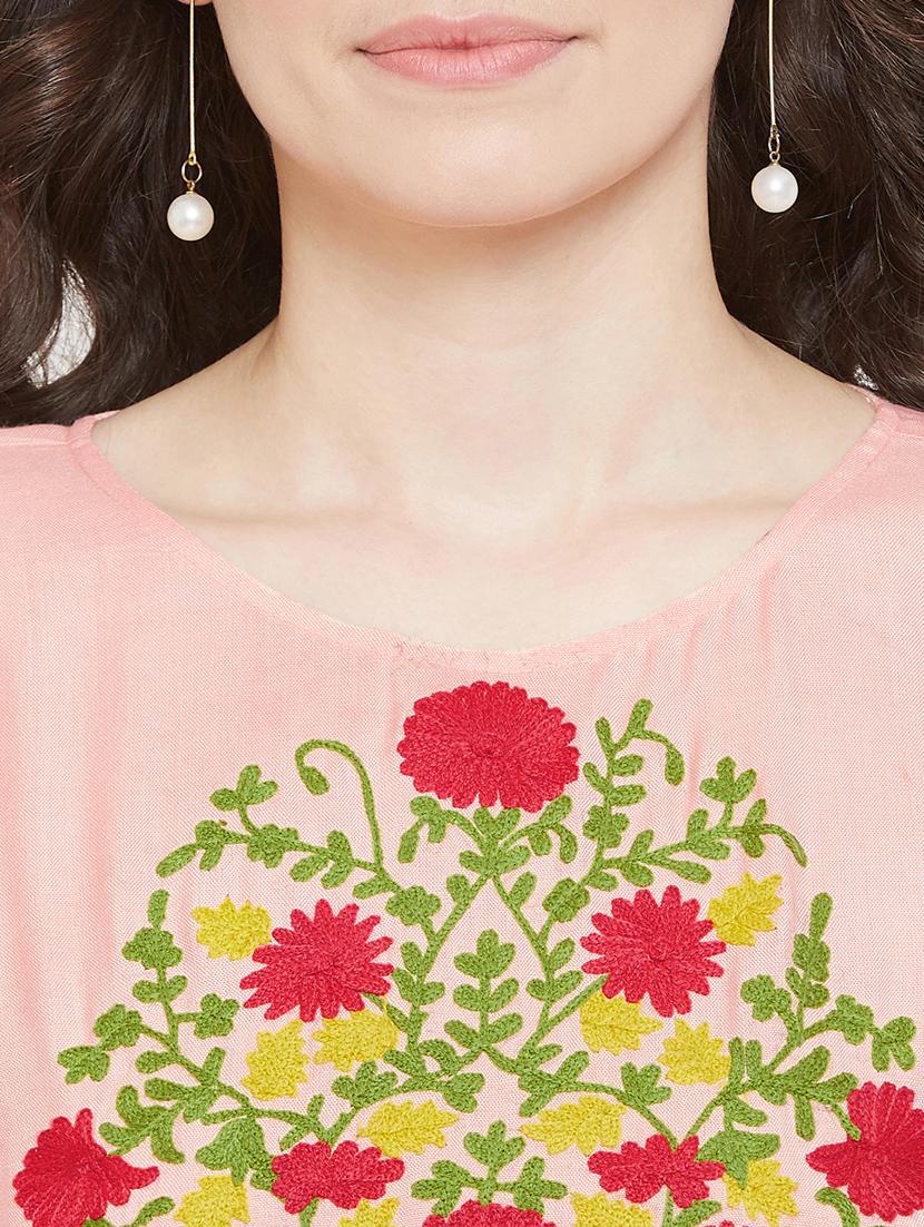 embroidered a-line tunic - 17202028 - Zoom Image - 5