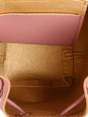 pink leatherette (pu) regular sling bag - 17202387 - Standard Image - 3