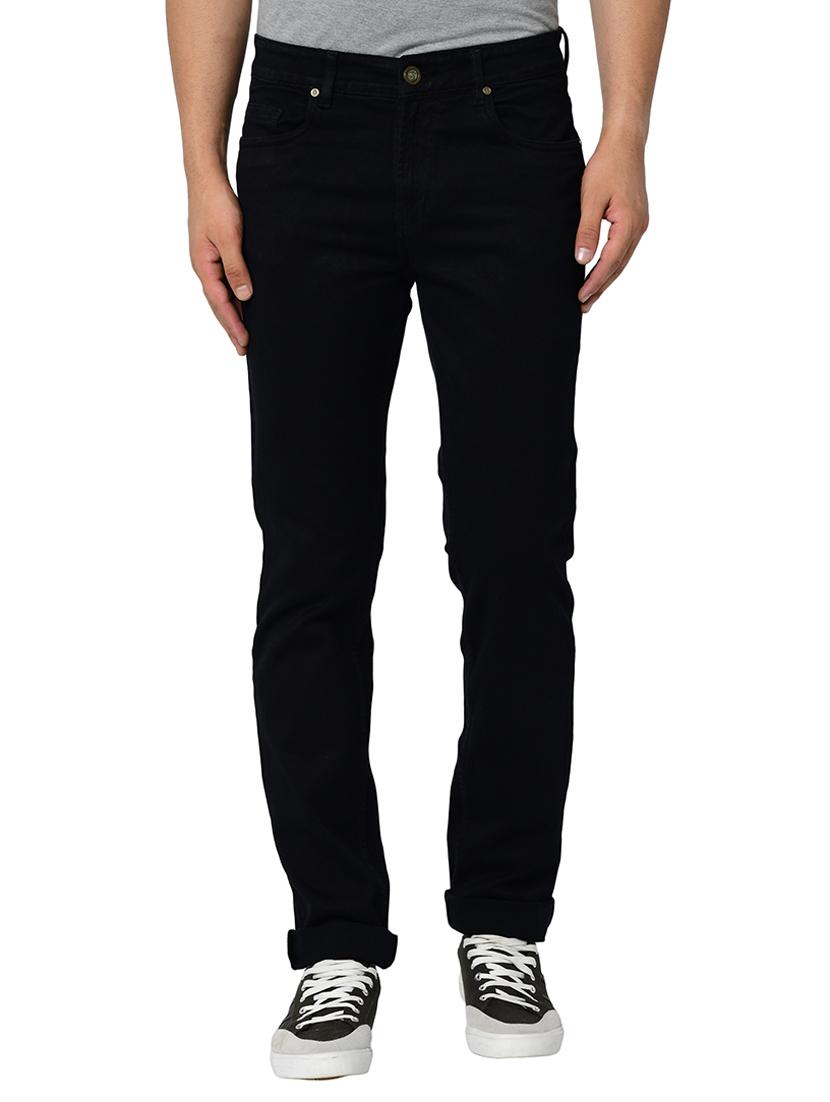 black plain denim jeans - 17202391 - Zoom Image - 1