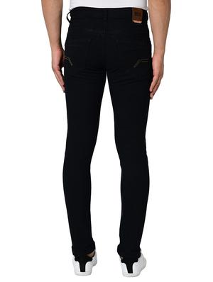 black plain denim jeans - 17202396 - Standard Image - 3