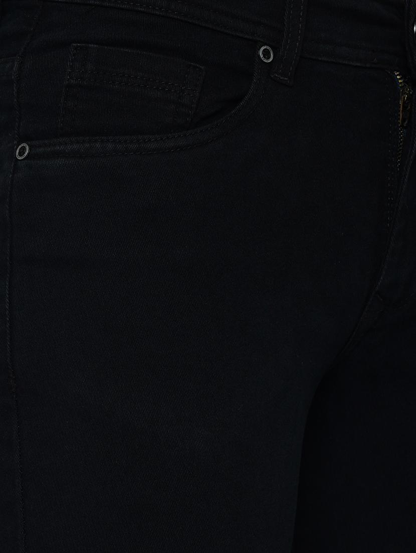 black plain denim jeans - 17202396 - Zoom Image - 5