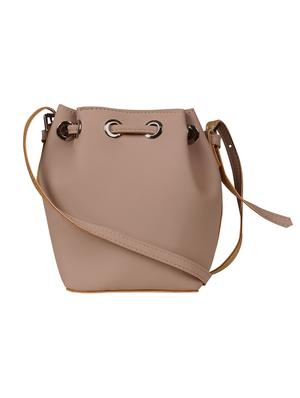 pink leatherette (pu) regular sling bag - 17202398 - Standard Image - 2