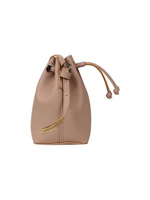 pink leatherette (pu) regular sling bag - 17202398 - Standard Image - 4