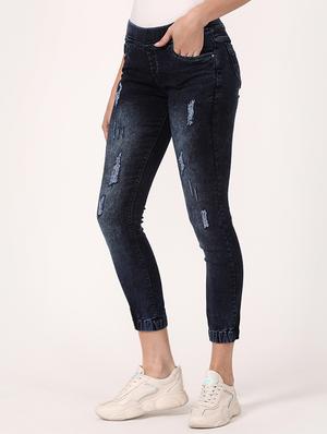stone wash distressed jeans - 17203448 - Standard Image - 2