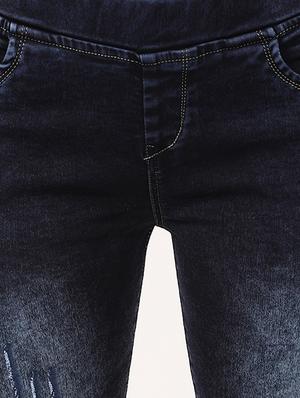 stone wash distressed jeans - 17203448 - Standard Image - 4