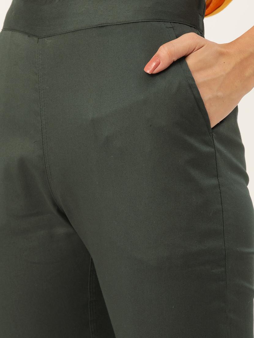 tie front top with trouser set - 17203515 - Zoom Image - 6