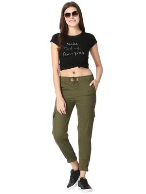 drawstring waist joggers - 17203581 - Standard Image - 4