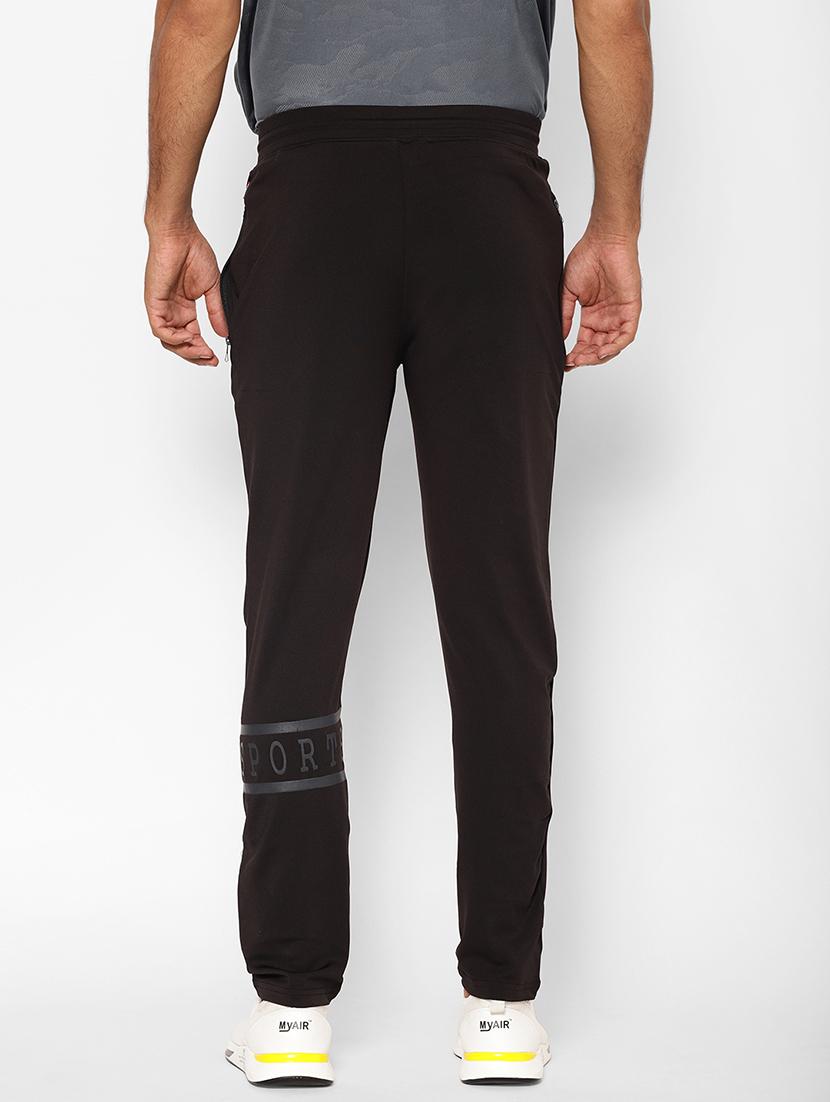 black printed full length track pant - 17204148 - Zoom Image - 4