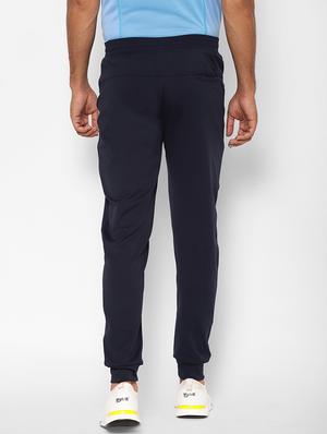 navy blue printed full length track pant - 17204149 - Standard Image - 4
