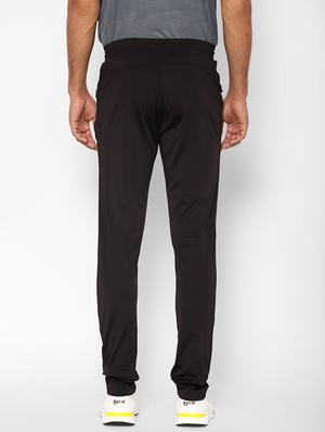 black printed full length track pant - 17204151 - Standard Image - 4