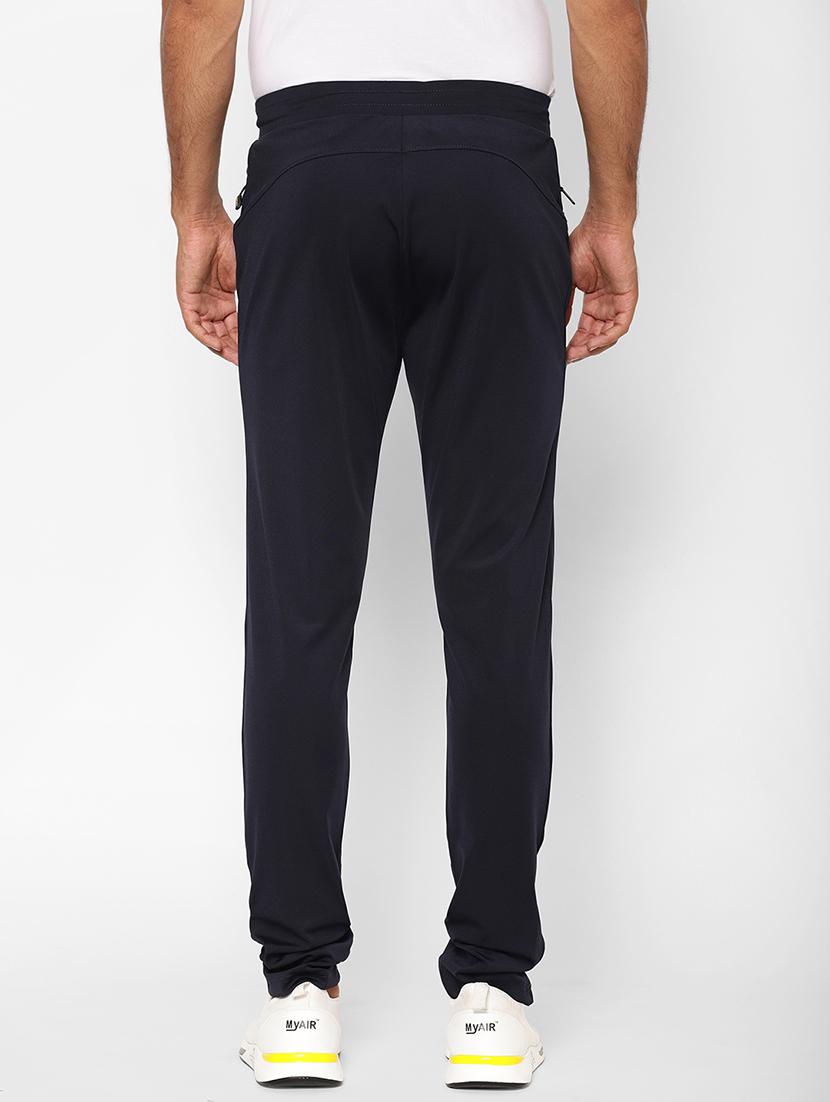 navy blue printed full length track pant - 17204152 - Zoom Image - 4