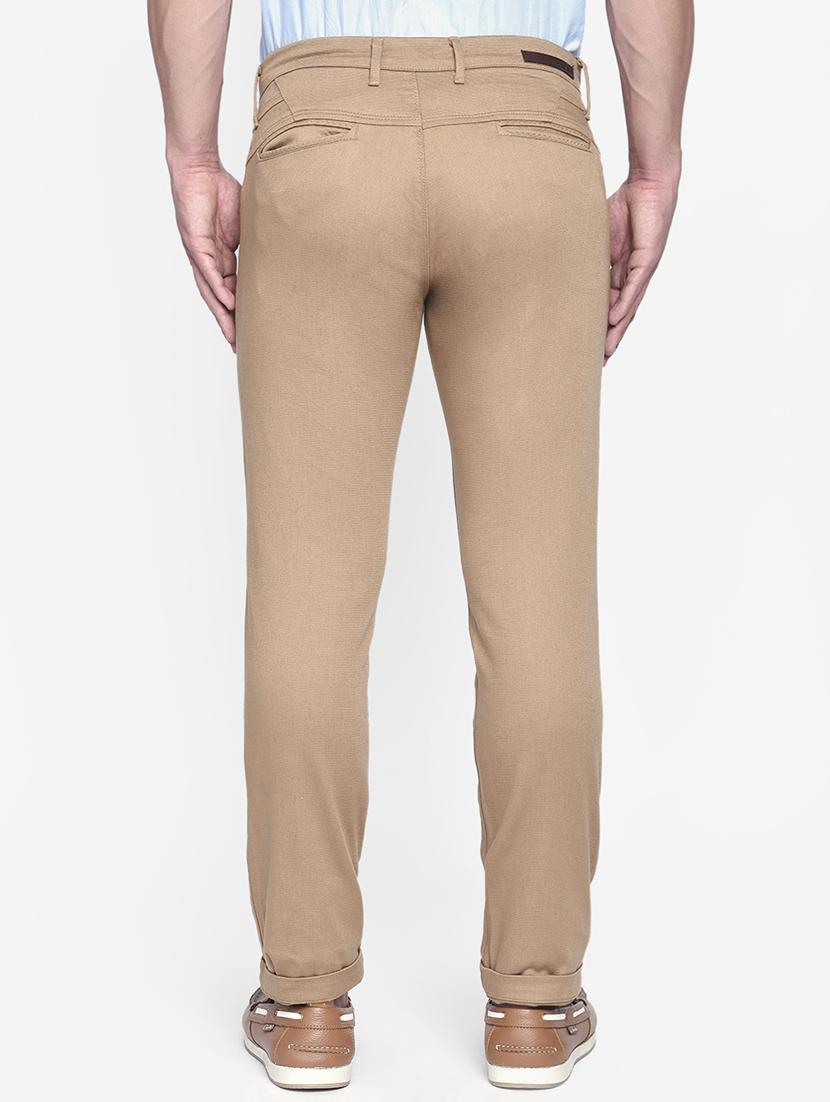 beige solid chinos - 17204489 - Zoom Image - 3