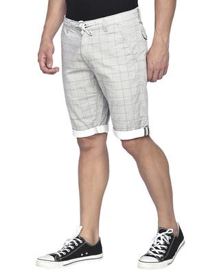 grey checkered bermuda shorts - 17204569 - Standard Image - 2