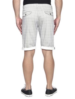 grey checkered bermuda shorts - 17204569 - Standard Image - 3