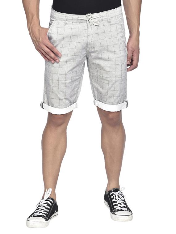 grey checkered bermuda shorts - 17204569 - Zoom Image - 1