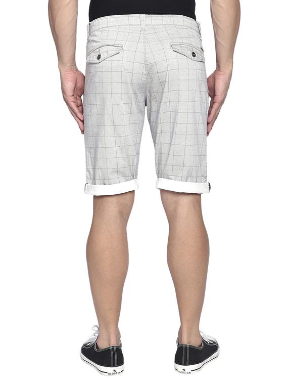 grey checkered bermuda shorts - 17204569 - Zoom Image - 3
