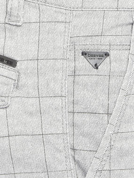 grey checkered bermuda shorts - 17204569 - Zoom Image - 5