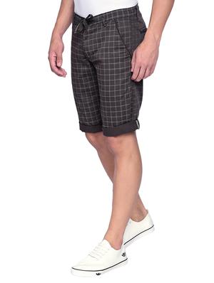 grey checkered bermuda short - 17204583 - Standard Image - 2
