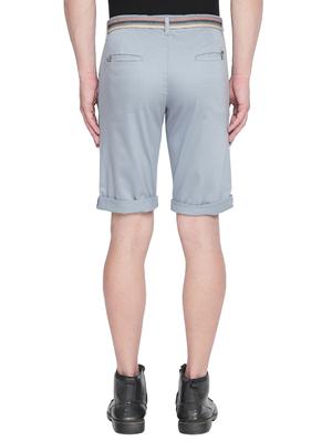 light blue solid bermuda short - 17204645 - Standard Image - 3