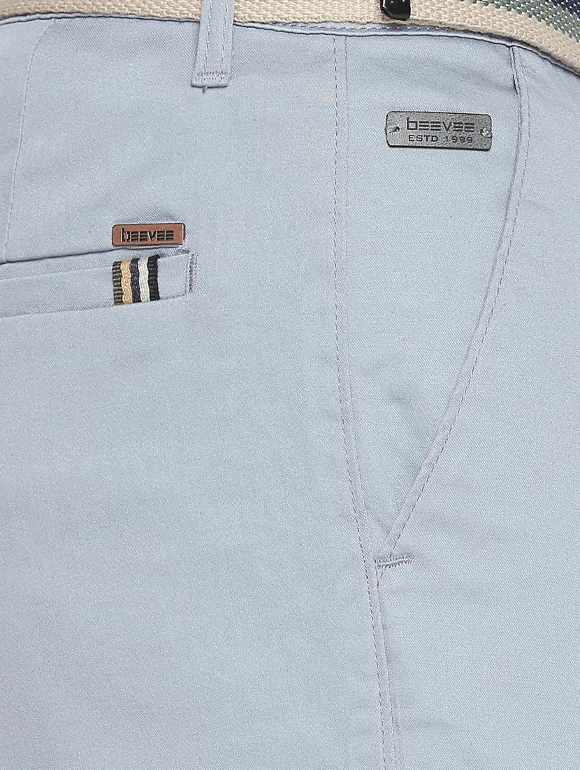 light blue solid bermuda short - 17204645 - Zoom Image - 5