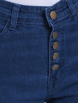 slim fit denim shorts - 17205245 - Standard Image - 5