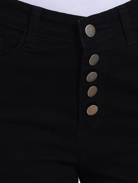 mid rise denim shorts - 17205257 - Zoom Image - 5