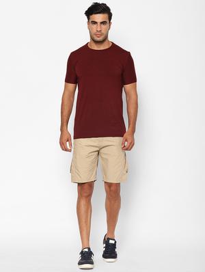 beige solid short - 17205308 - Standard Image - 4