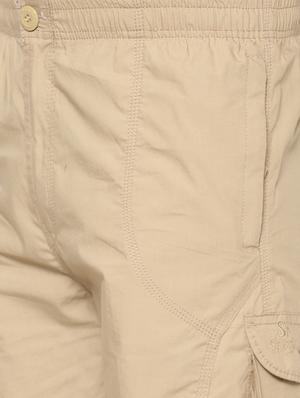 beige solid short - 17205308 - Standard Image - 5