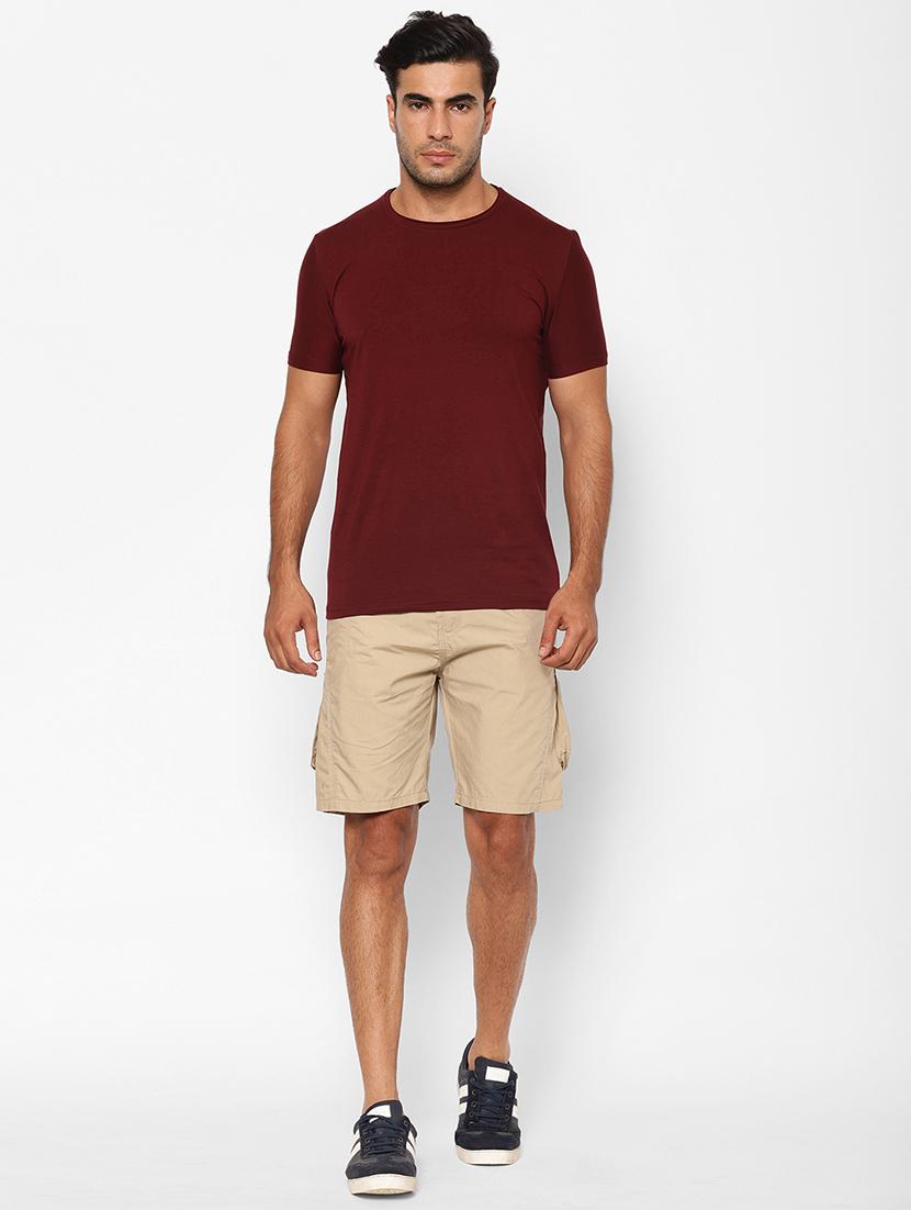 beige solid short - 17205308 - Zoom Image - 4