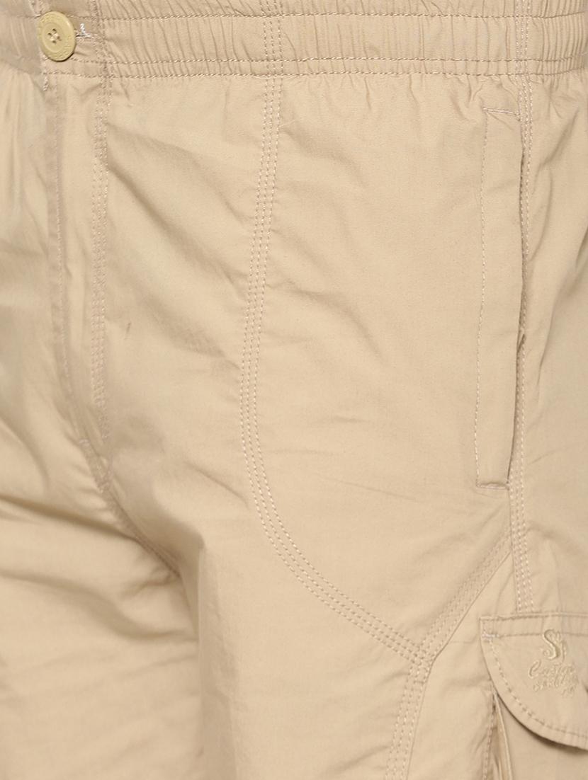 beige solid short - 17205308 - Zoom Image - 5