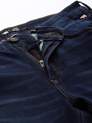 blue light washed denim jeans - 17205551 - Standard Image - 5