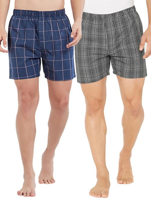multi colored checkered boxer (set of 2) - 17205621 - Standard Image - 1