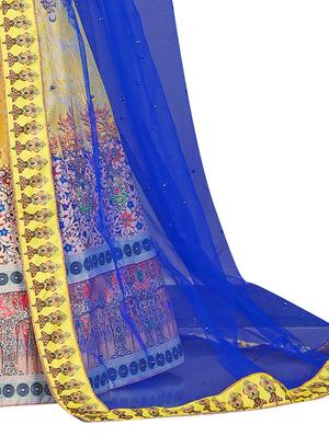 printed panelled lehenga - 17206003 - Standard Image - 4