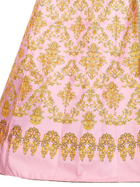 printed a-line lehenga - 17206004 - Zoom Image - 3