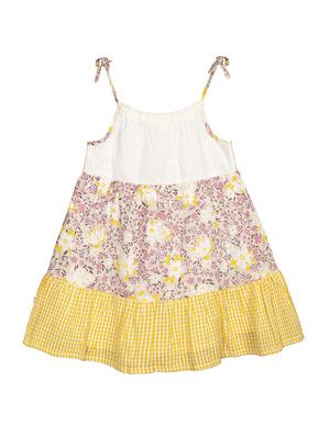 multi colored cotton frock - 17206305 - Standard Image - 2