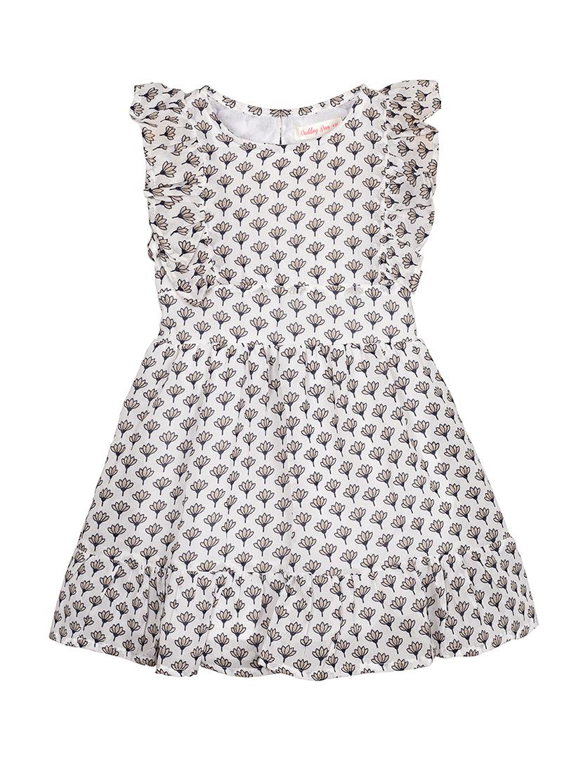 white georgette frock - 17206307 - Zoom Image - 1