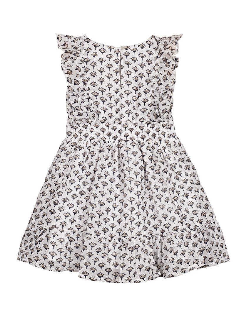 white georgette frock - 17206307 - Zoom Image - 2
