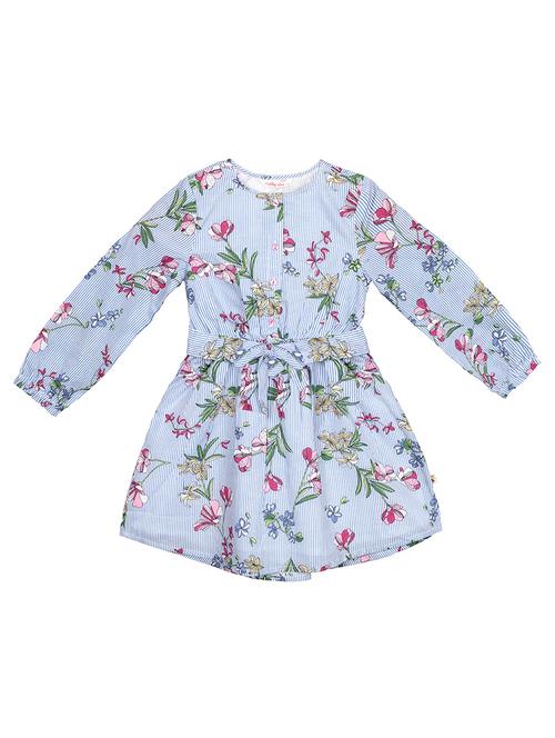 blue cotton frock - 17206312 - Standard Image - 1