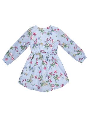 blue cotton frock - 17206312 - Standard Image - 2
