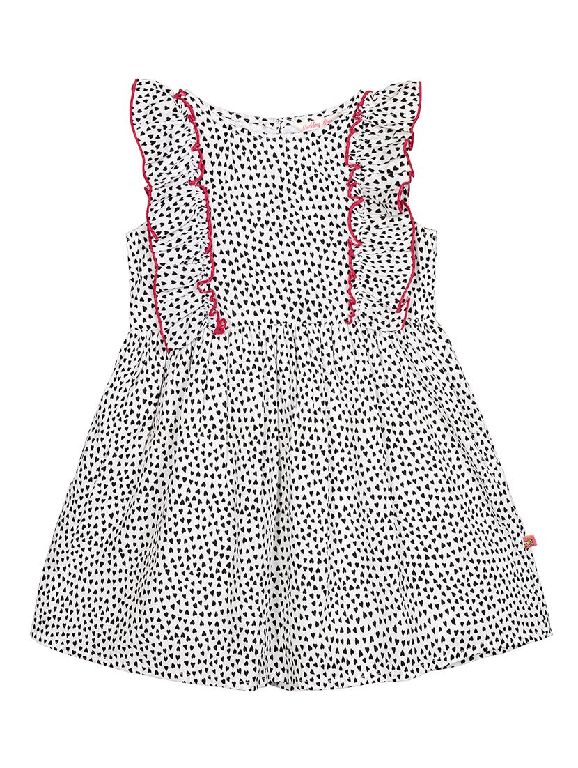 white polyester frock - 17206313 - Zoom Image - 1