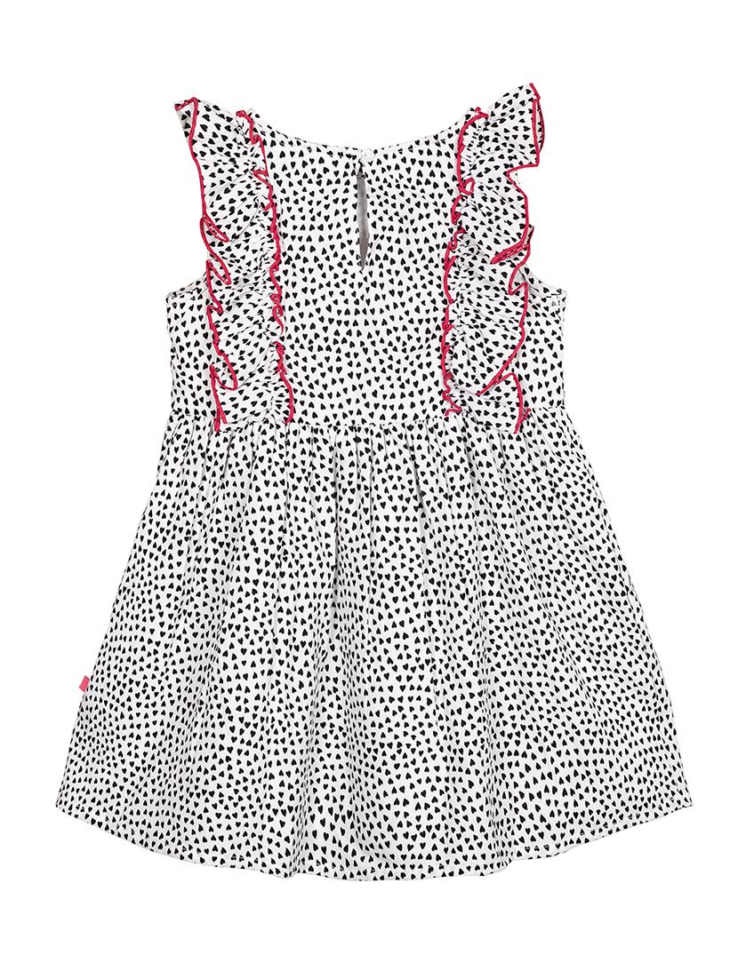 white polyester frock - 17206313 - Zoom Image - 2