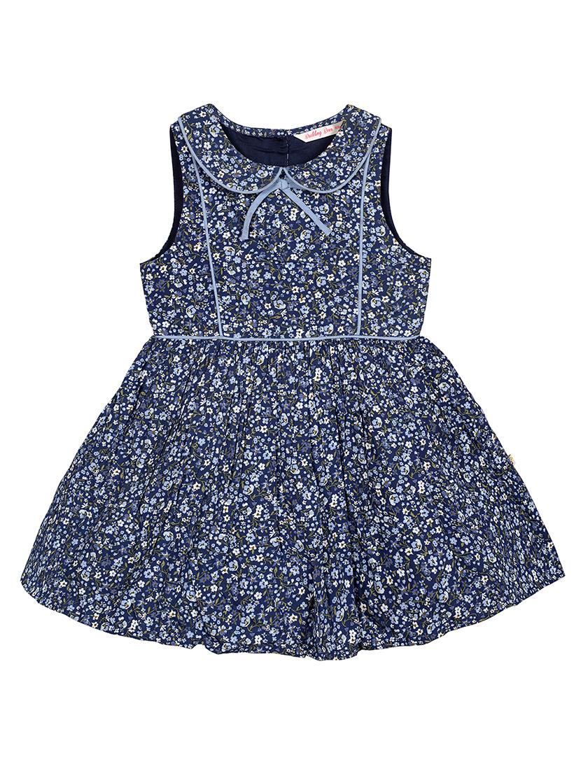 blue rayon frock - 17206314 - Zoom Image - 1