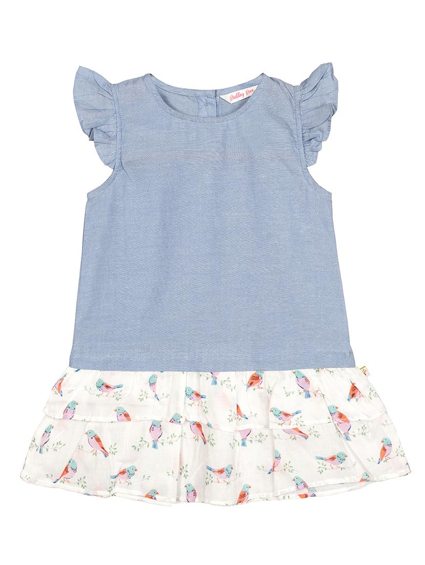 blue cotton frock - 17206318 - Zoom Image - 1