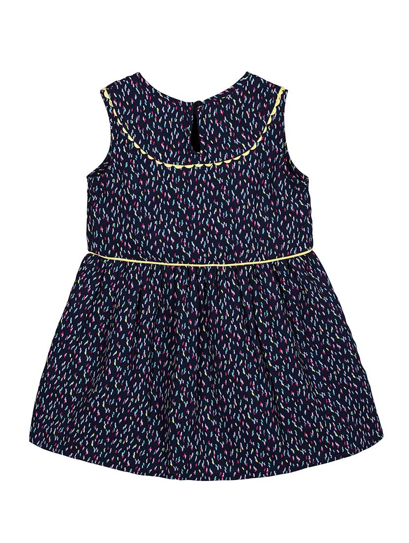 blue polyester frock - 17206323 - Zoom Image - 2