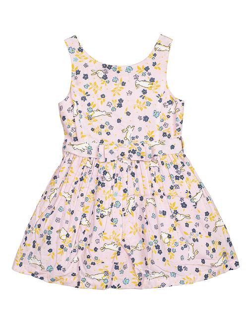 pink rayon frock - 17206325 - Standard Image - 1