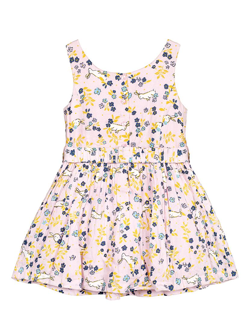 pink rayon frock - 17206325 - Zoom Image - 2