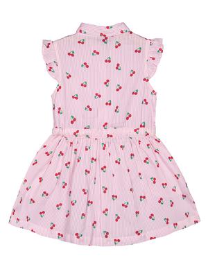 pink rayon frock - 17206343 - Standard Image - 2